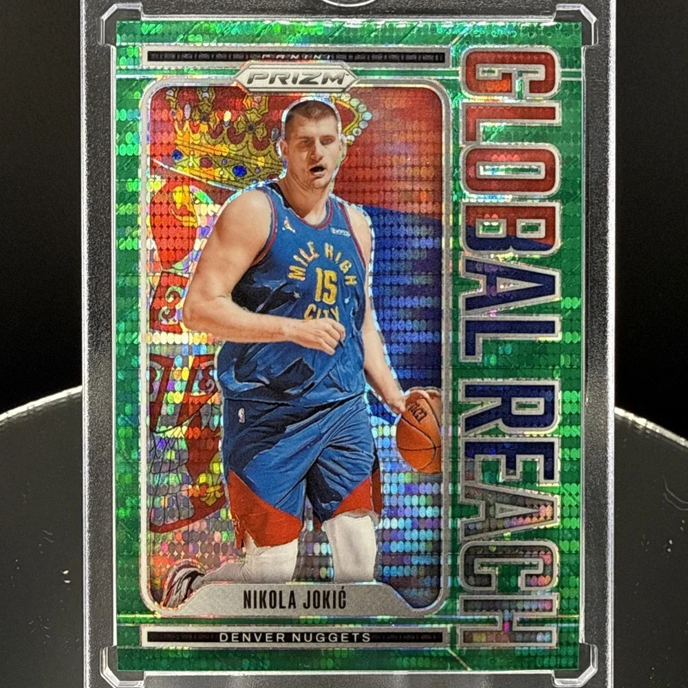 2024-25 Panini Prizm - Global Reach Nikola Jokić #2 Green Prizm /25